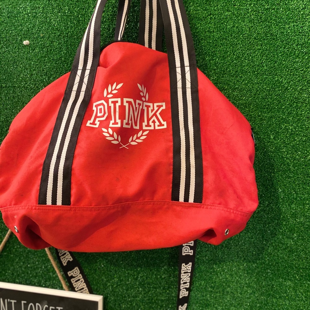 PINK Duffle Bag - Worn down